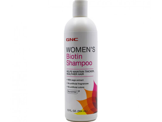 GNC Women's Biotin Shampoo 12 fl. oz. (front bottle)