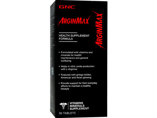 GNC Arginmax 90 tablets (front box)