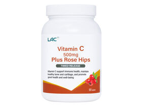 Vitamin C 500mg Plus Rose Hips Timed-Release