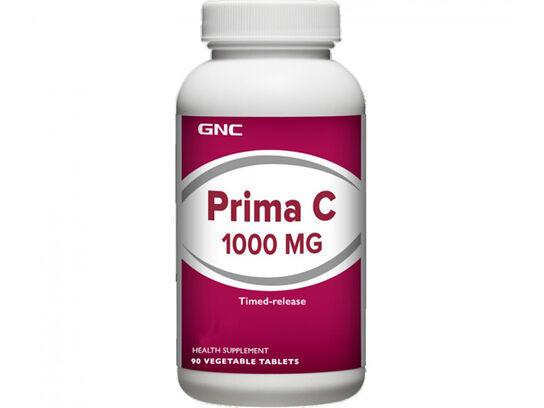 GNC Prima-C 1000mg 90 vegetable tablets (front bottle)