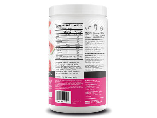 BCAA Boost Watermelon Cooler