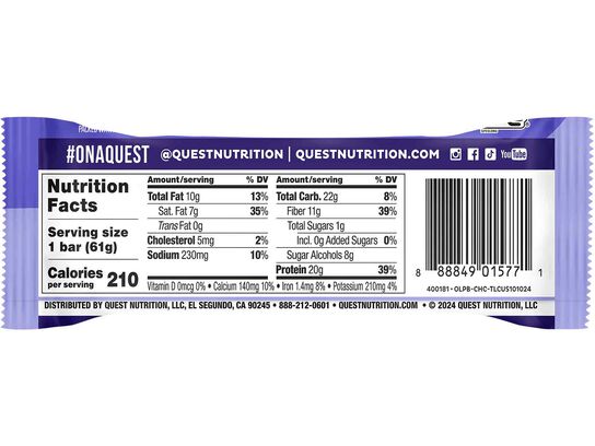 Overload Protein Bar Chocolate Explosion