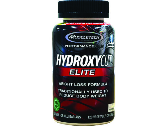 Muscletech Performance Series Hydroxycut Elite 120 vegetable capsules (front bottle)