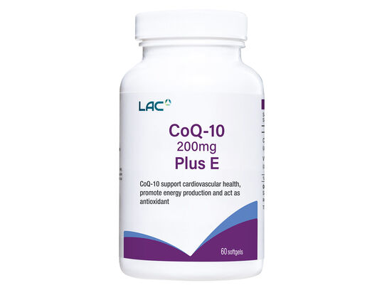 CoQ-10 200mg Plus E