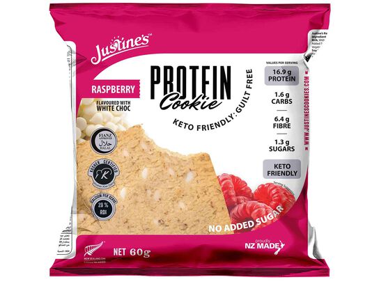 Protein Cookie Raspberry With White Choc