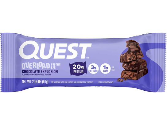 Overload Protein Bar Chocolate Explosion