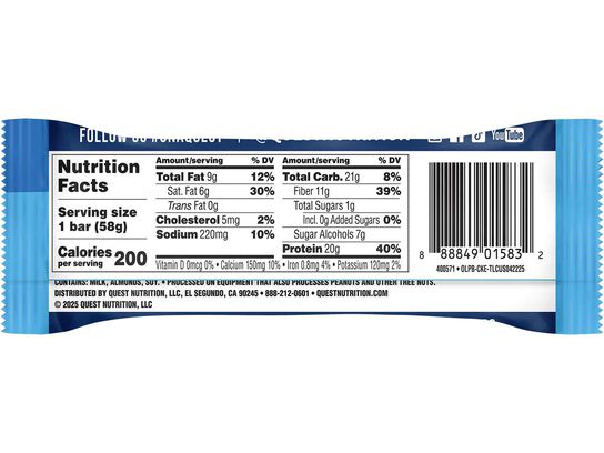 Overload Protein Bar Cookie Commotion