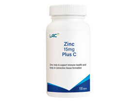 Zinc 15mg Plus C