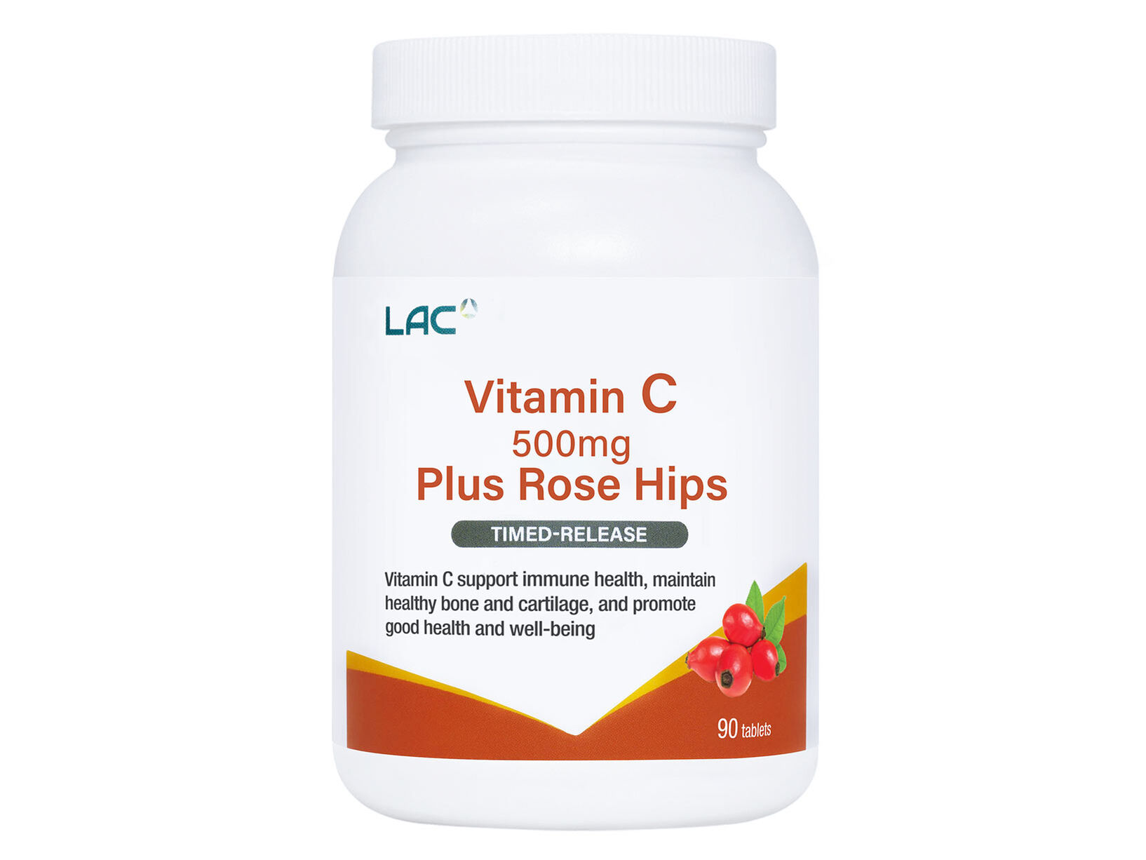 Vitamin C 500mg Plus Rose Hips TimedRelease LAC Malaysia