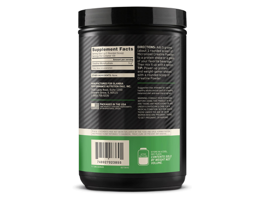 Micronized Creatine Powder Unflavored