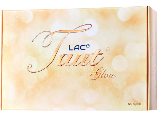 LAC Taut Glow 120 caplets (front right box)