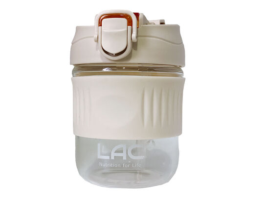 LAC Glass Mug – Beige (350ml)