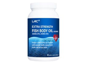 Extra Strength Fish Body Oil 1000mg 360mg EPA, 240mg DHA