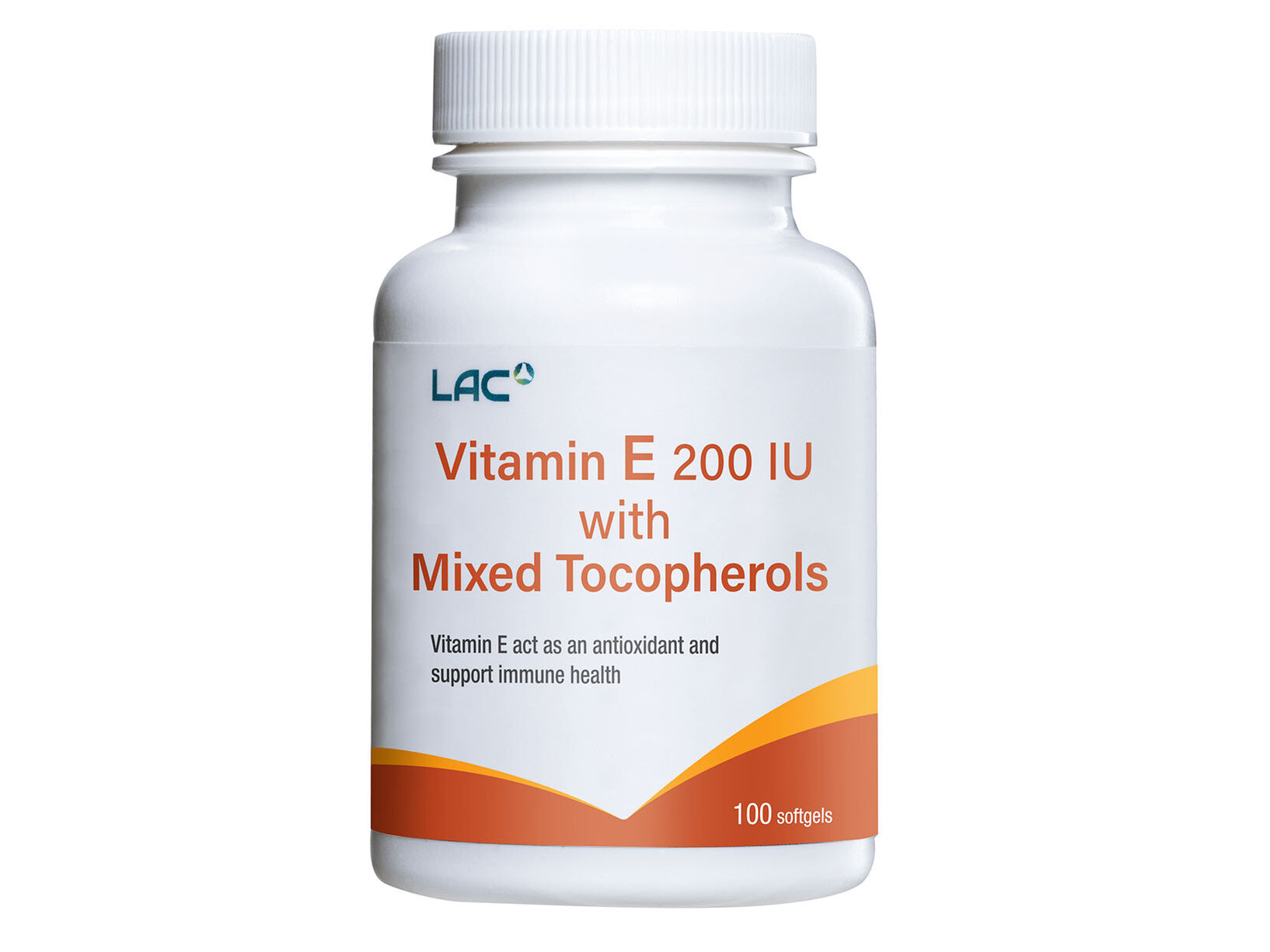 Vitamin E 200IU with Mixed Tocopherols LAC Malaysia