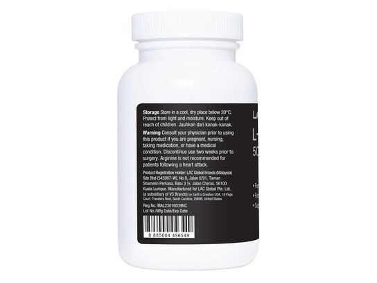 L-Arginine 500mg