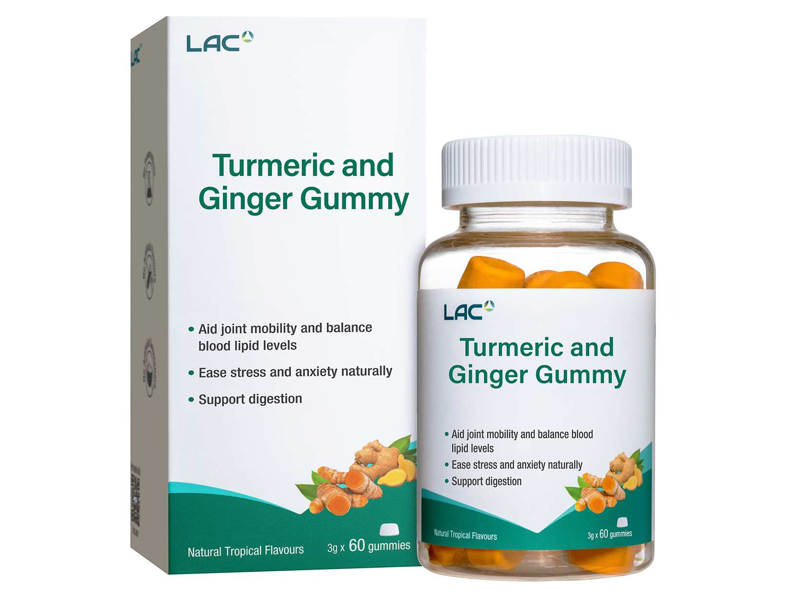 Turmeric and Ginger Gummy LAC Malaysia