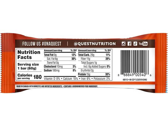 Crispy Protein Bar Chocolate Caramel Pecan