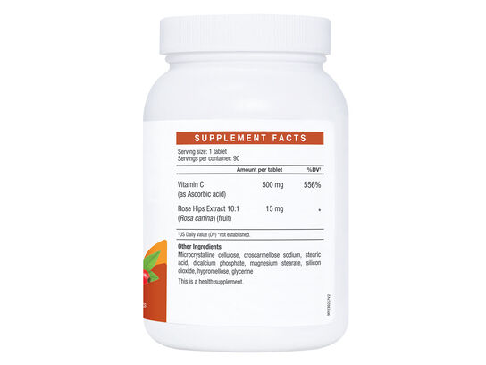 Vitamin C 500mg Plus Rose Hips Timed-Release