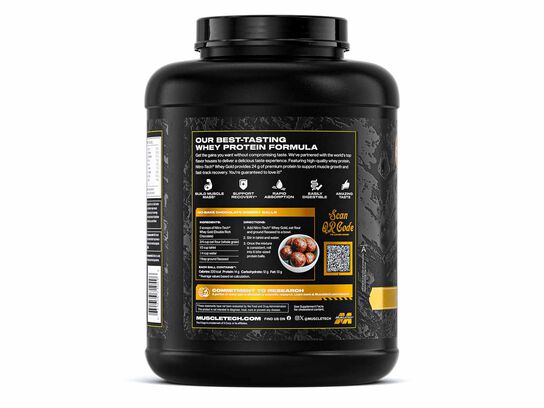 NITRO-TECH&trade; 100% Whey Gold Double Rich Chocolate