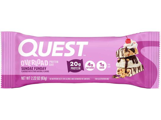 Overload Protein Bar Sundae Funday